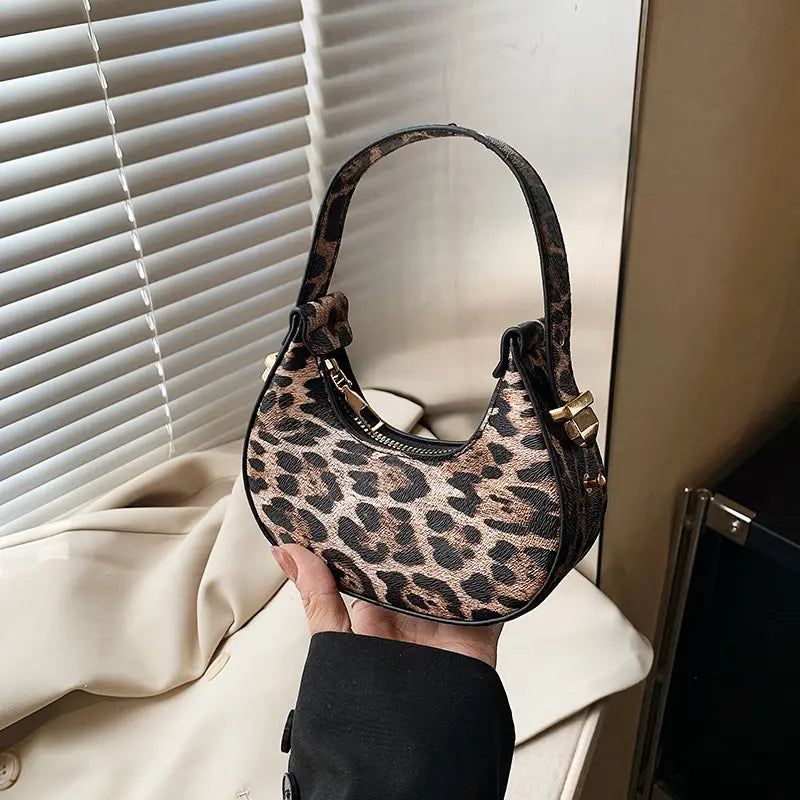 Leopard print bag
