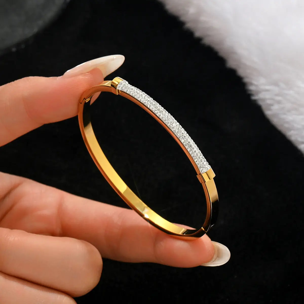 18K gold stainless steel bracelet
