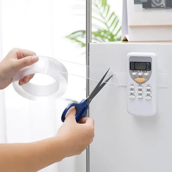 Double side nano tape strong adhesive transparent