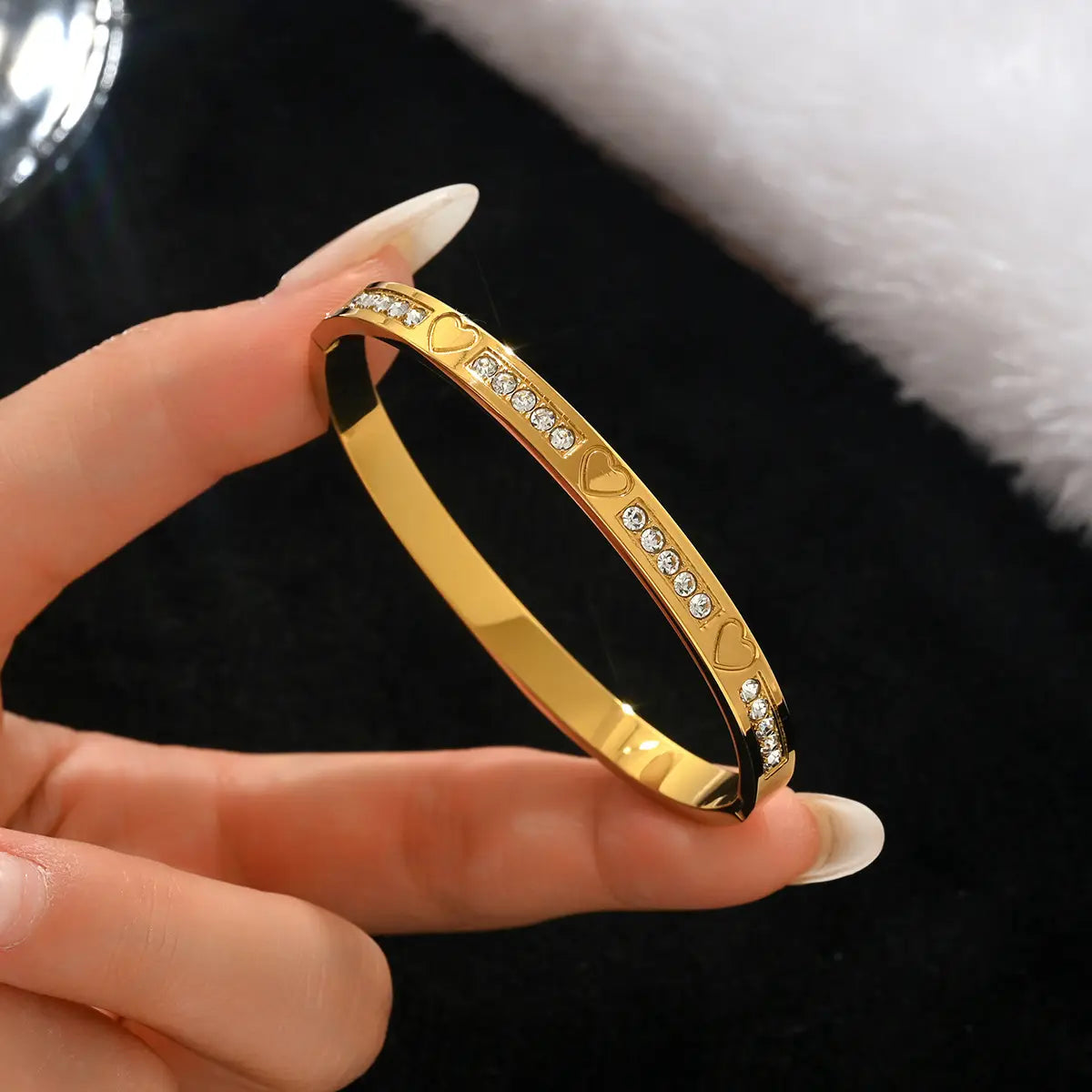 18k gold stainless steel bracelet