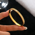 18k gold stainless steel bracelet