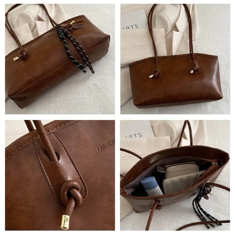 Women's Vintage textured Tote bag