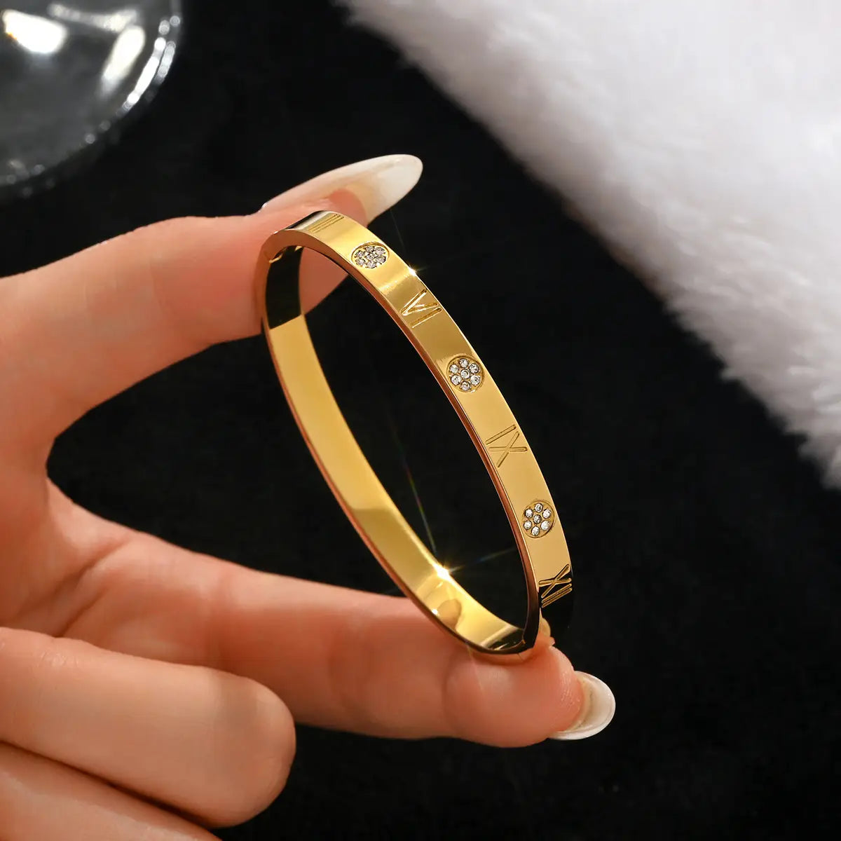 18kgold stainless steel bracelet
