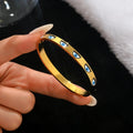 18k gold stainless steel bracelet