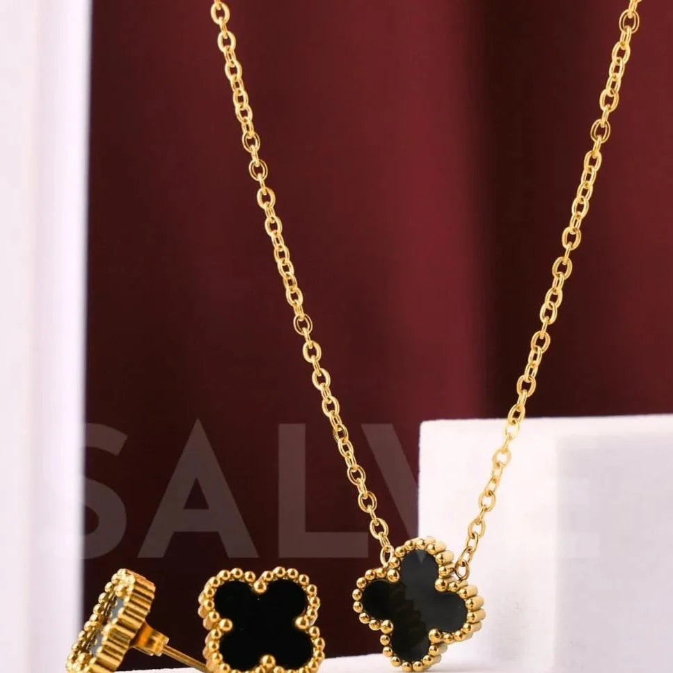 Black clover jewellery set