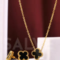 Black clover jewellery set