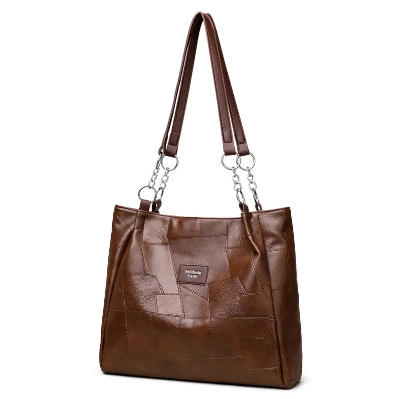 Cross body Tote bag for woman with Vintage work