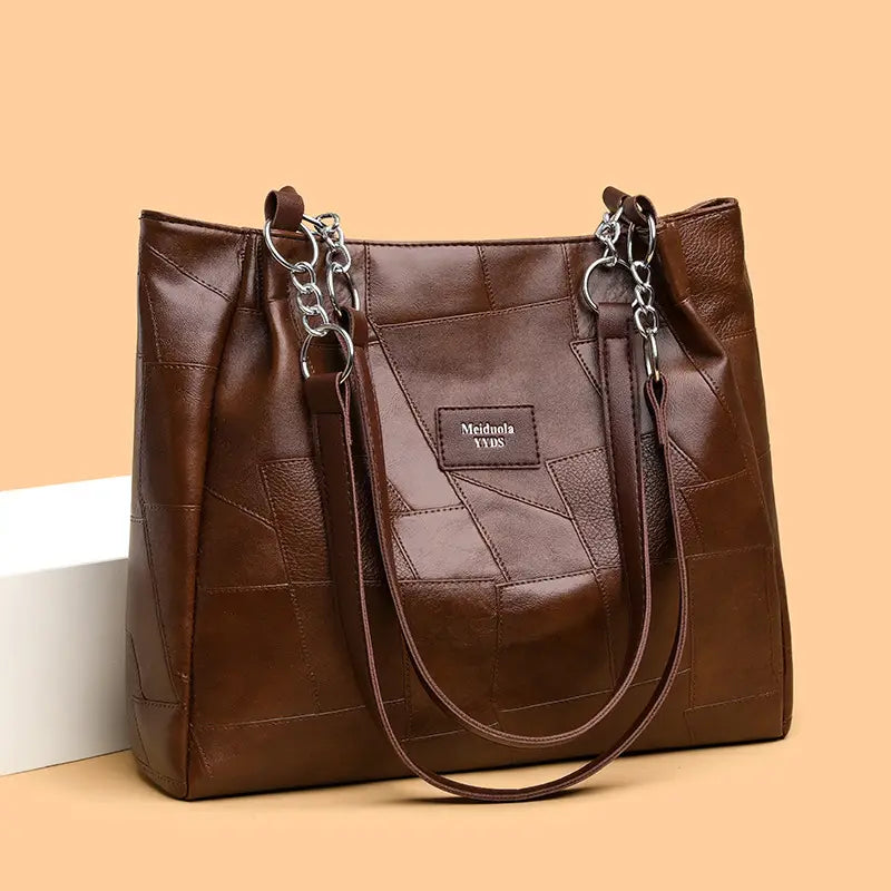 Cross body Tote bag for woman with Vintage work