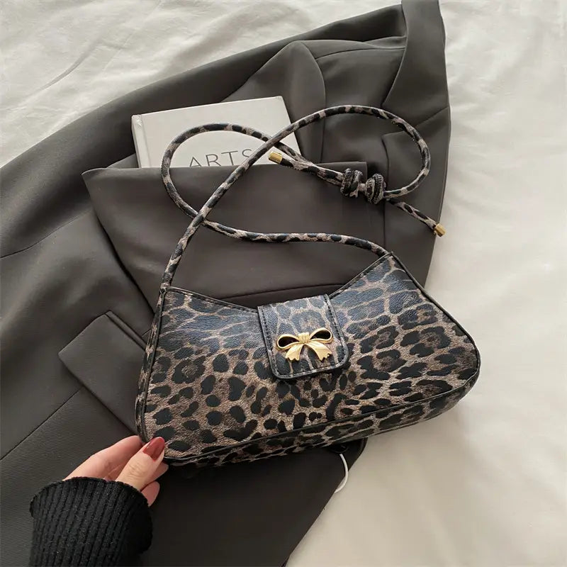 Leopard women shoulder bag