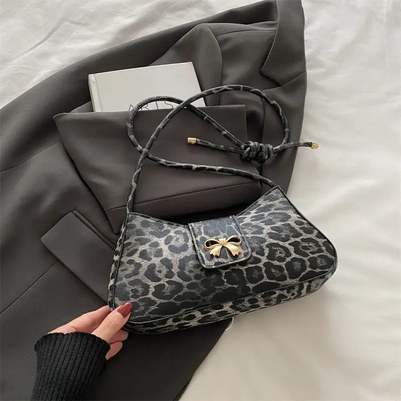 Leopard women shoulder bag