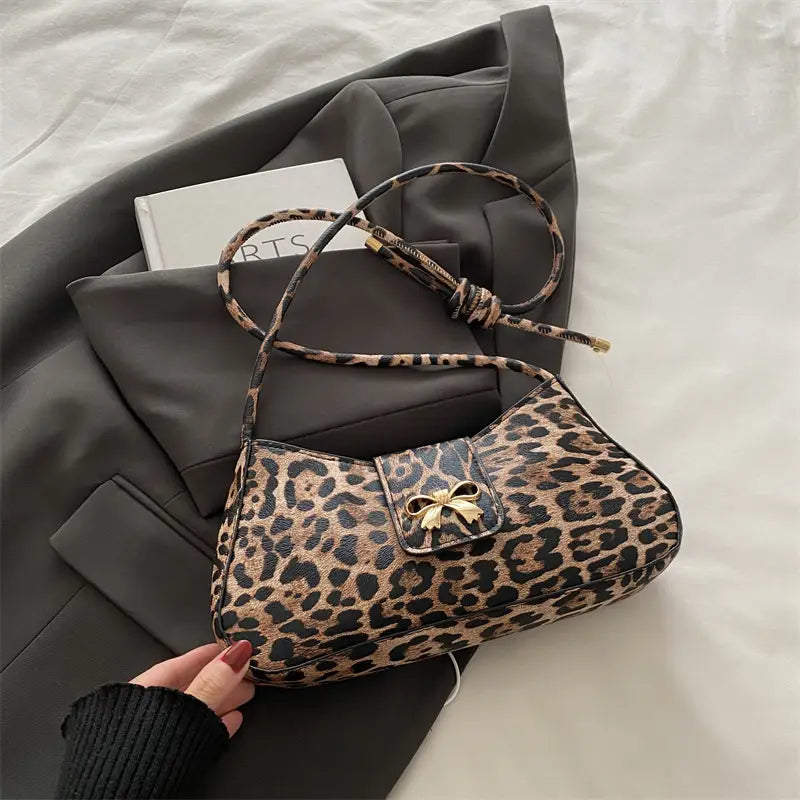 Leopard women shoulder bag