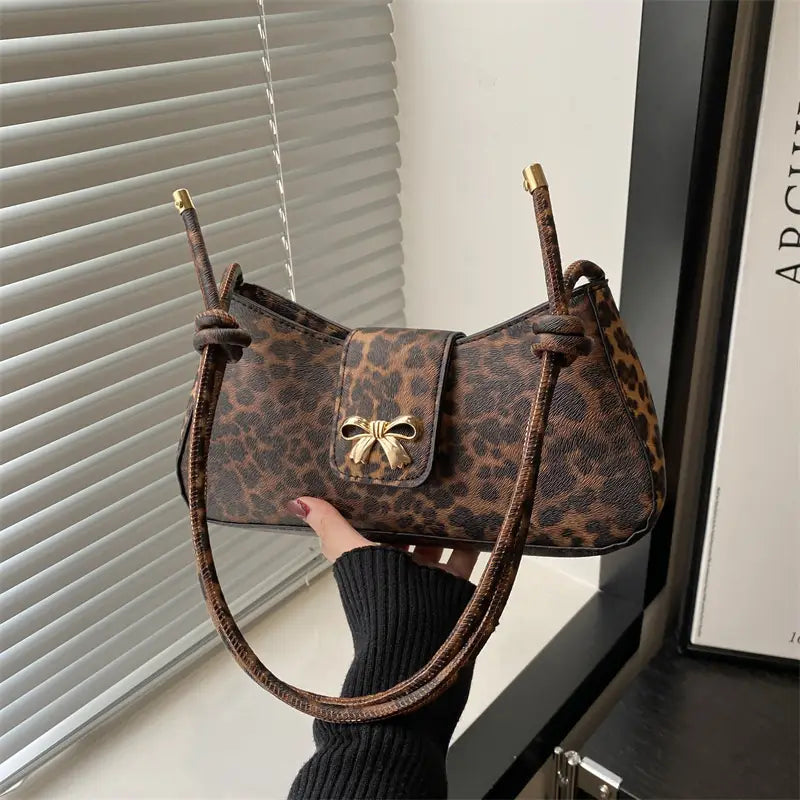 Leopard women shoulder bag