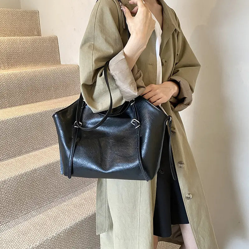 Women Vintage tote bag large capacity